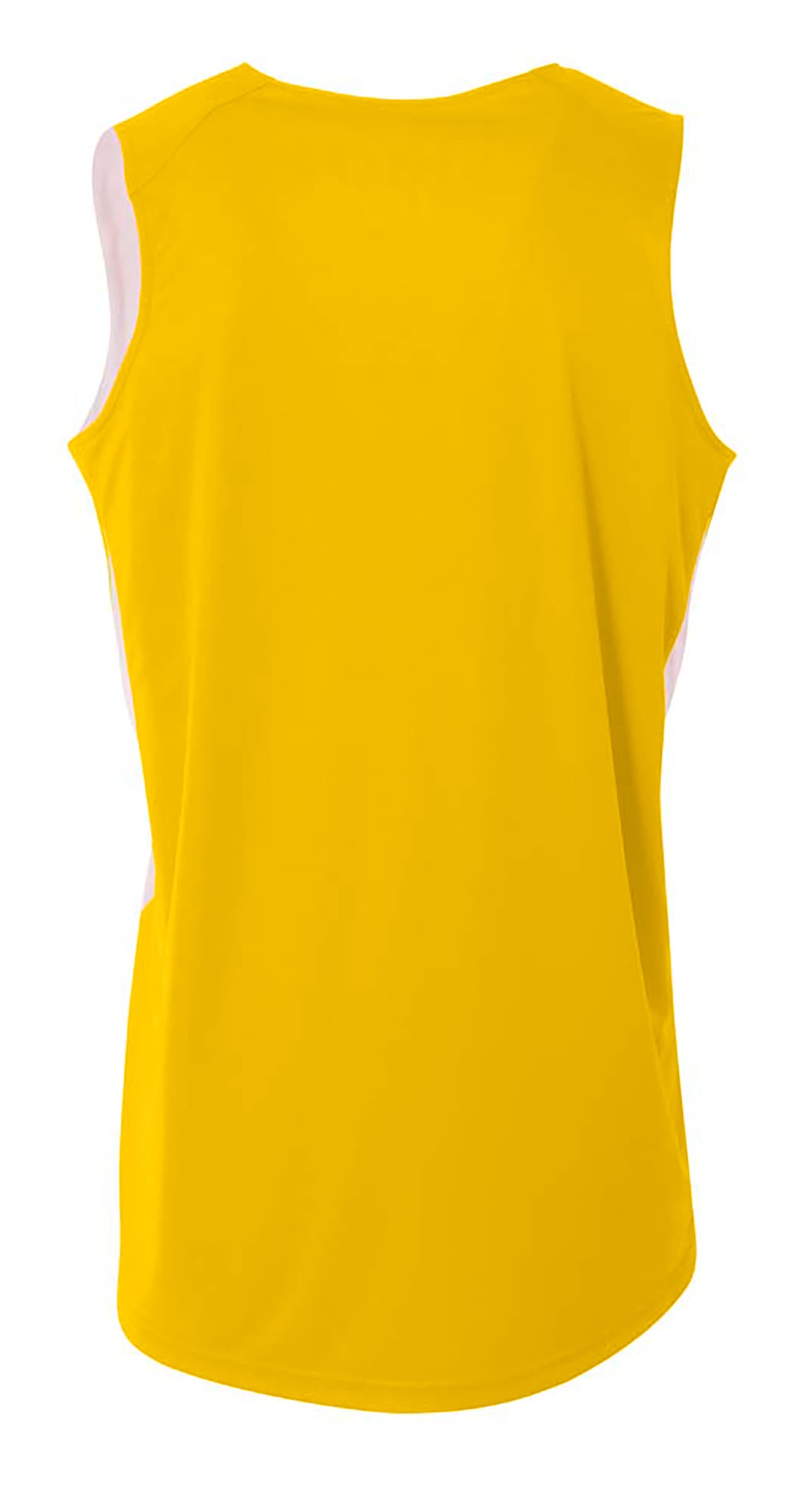 A4 Double Double Jersey - GOLD/WHITE - back