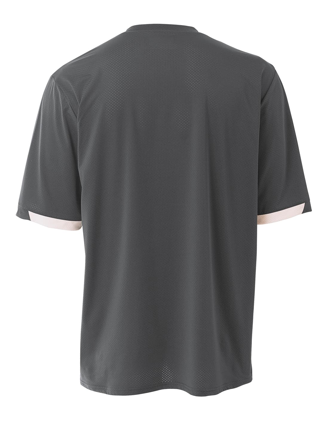 A4  Youth Stretch Pro Baseball Jersey - GRAPHITE/WHITE - back