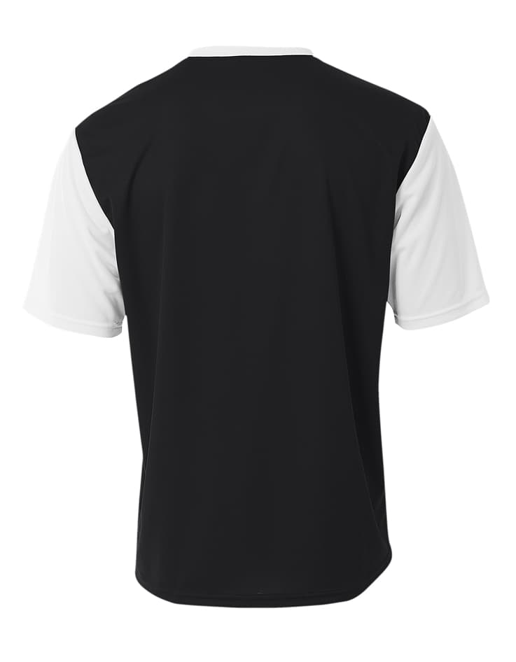 A4 Legend Soccer Jersey - BLACK/WHITE - back