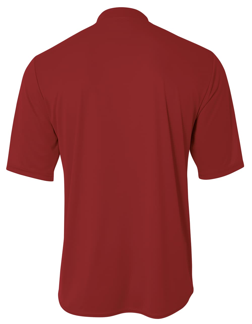 A4 Tek 2-Button Henley - CARDINAL - back