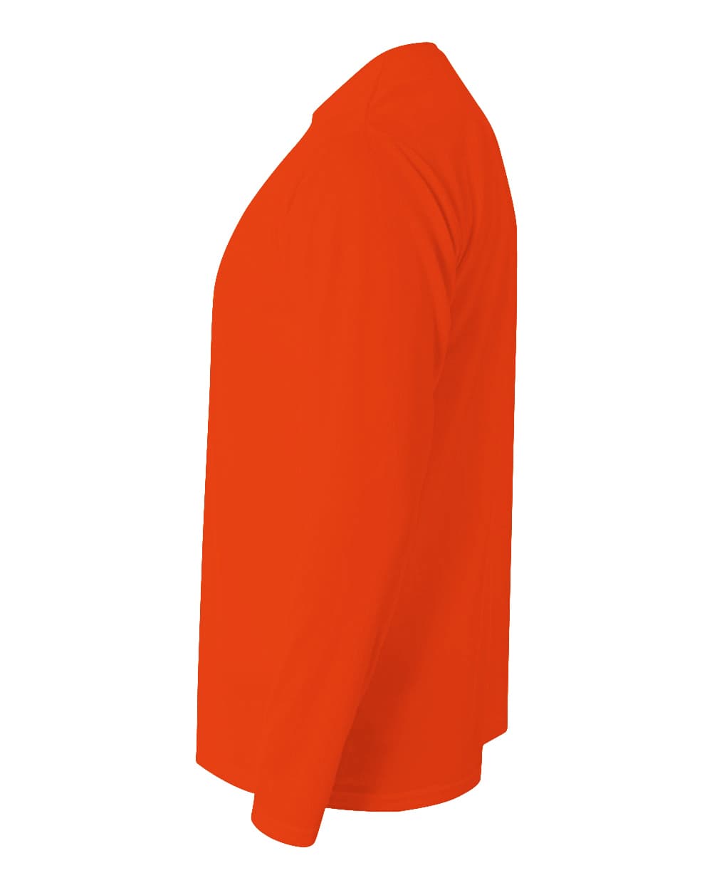 A4 Cooling Performance Long Sleeve Crew - ATHLETIC ORANGE - side