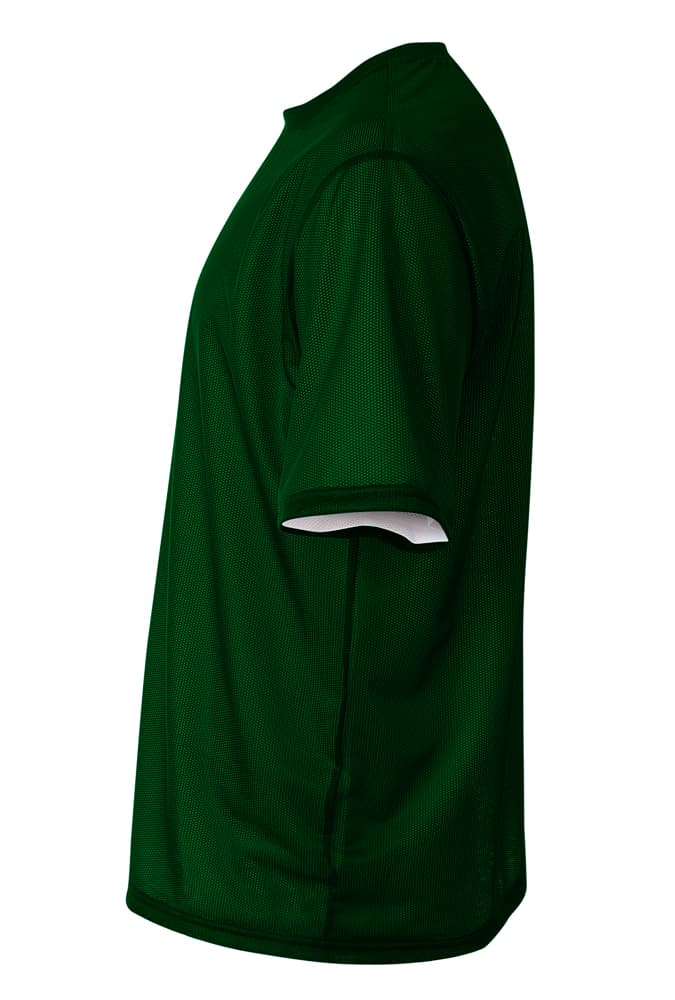 A4 Match Reversible Jersey - FOREST/WHITE - side