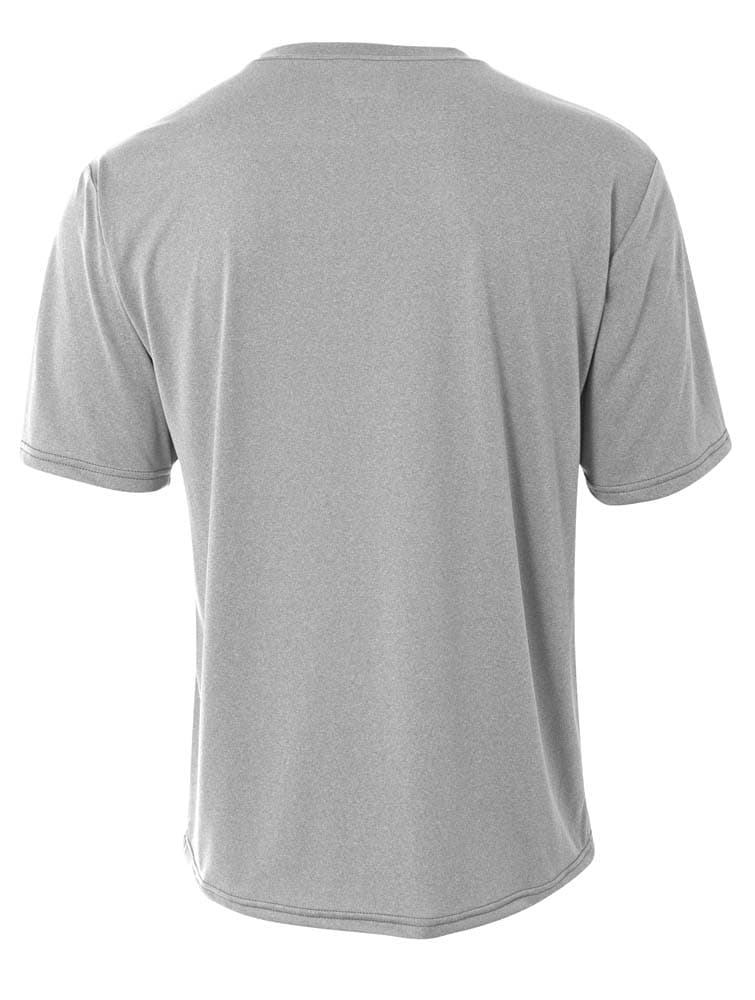 A4 Topflight Heather Tee - ATHLETIC HEATHER - back