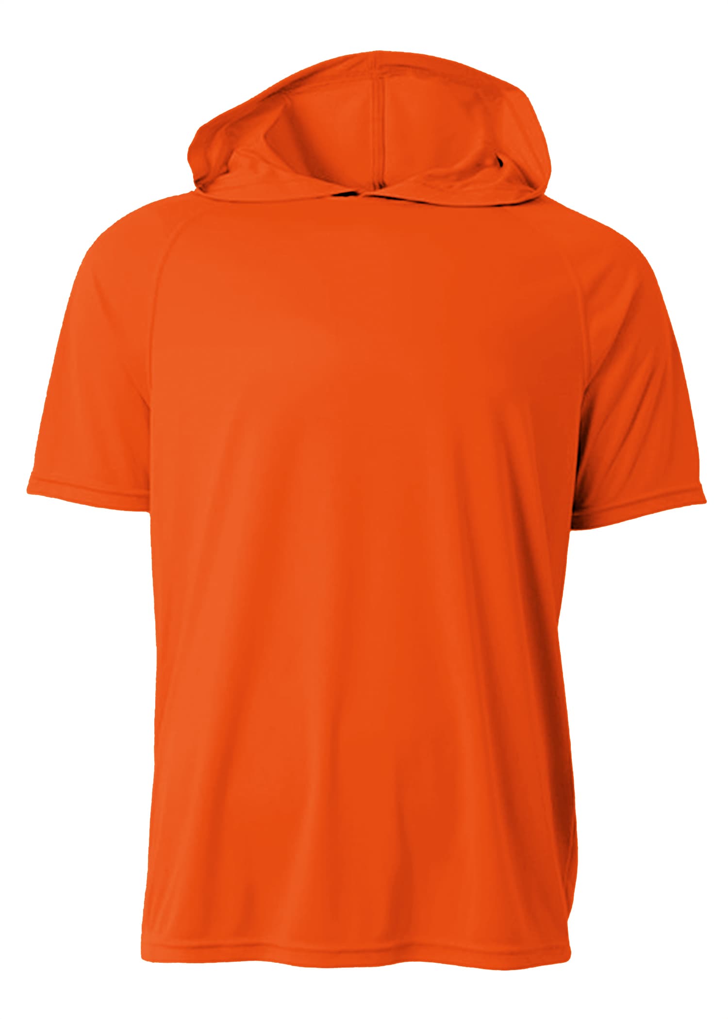A4 Short Sleeve Hooded Tee - ATHLETIC ORANGE 2011 - front