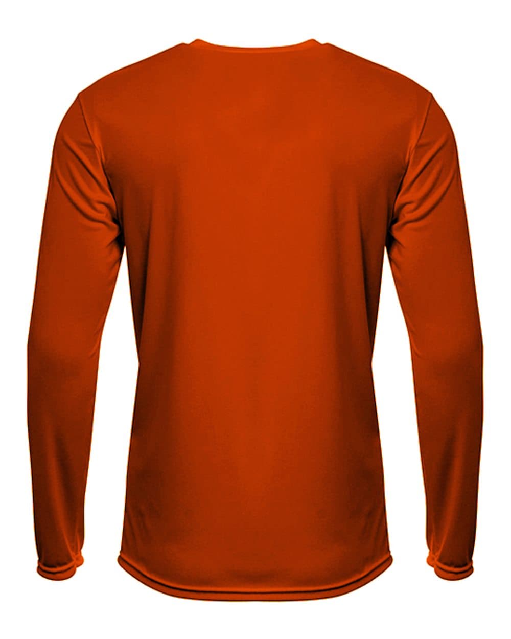A4 Youth Sprint Long Sleeve Tee - ATHLETIC ORANGE - back