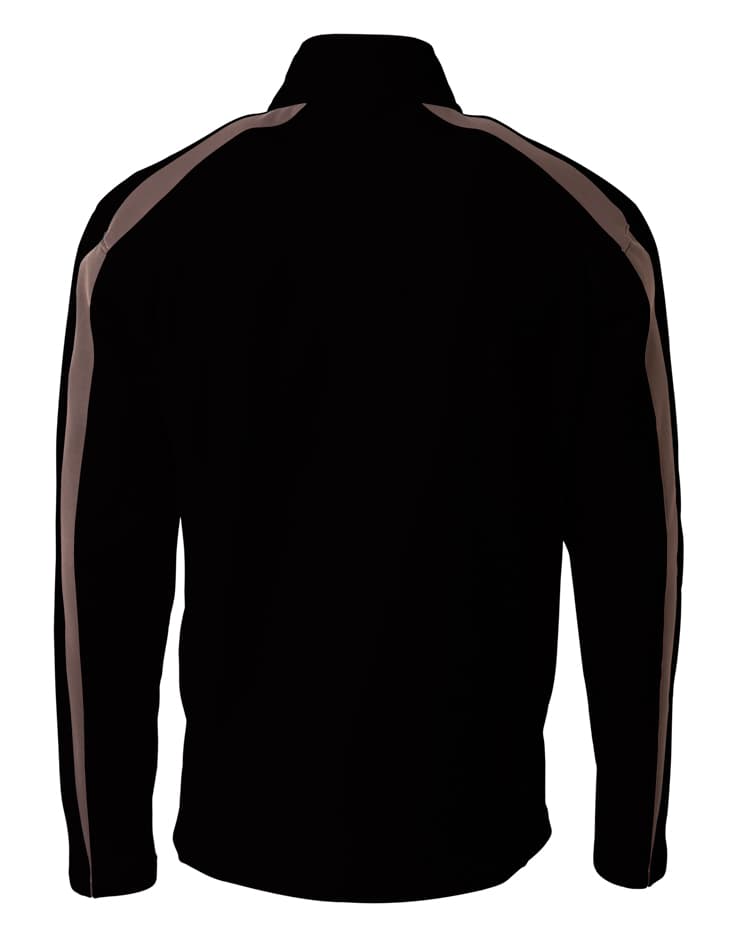 A4 Youth Spartan Fleece Quarter Zip - BLACK/GRAPHITE - back