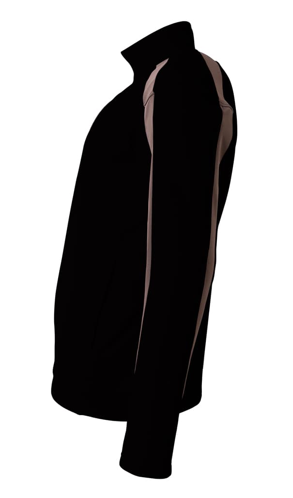 A4 Youth Spartan Fleece Quarter Zip - BLACK/GRAPHITE - side