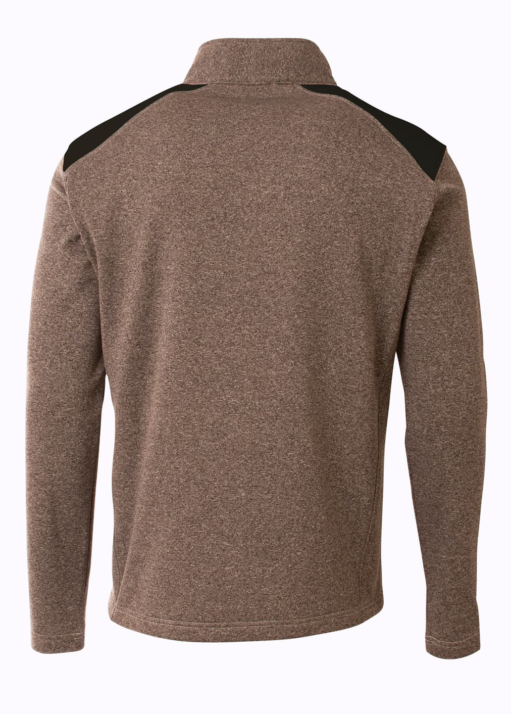 A4 Youth Tourney Fleece Quarter Zip - HEATHER/BLACK - back