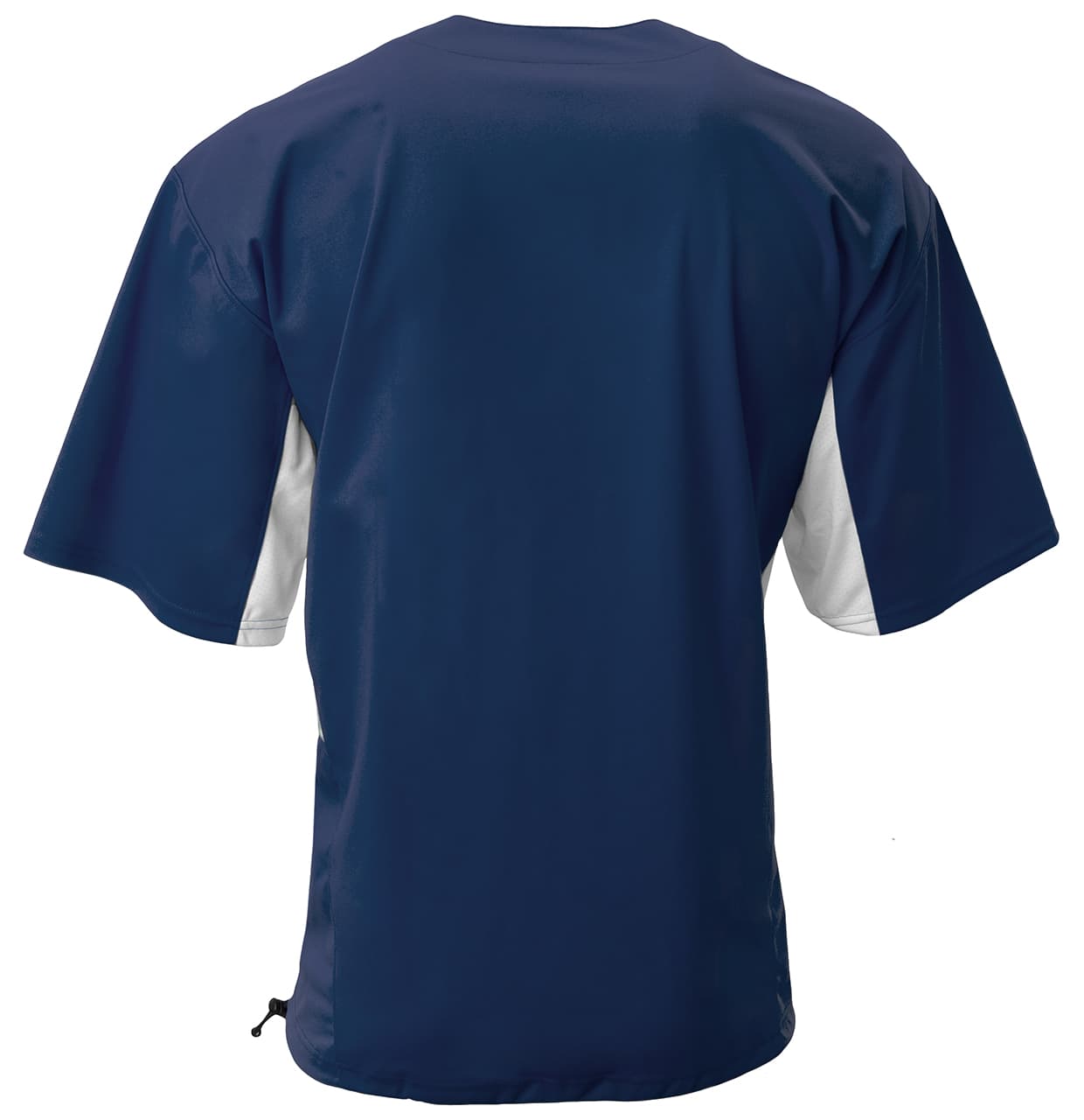A4 Youth Pro DNA Batting Jacket - NAVY/WHITE - back