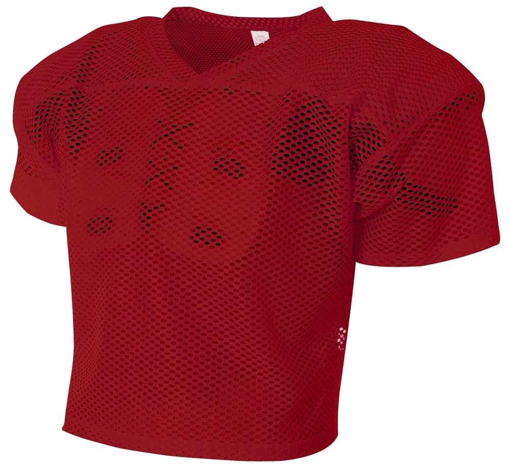 A4 All Porthole Practice Jersey - CARDINAL - front