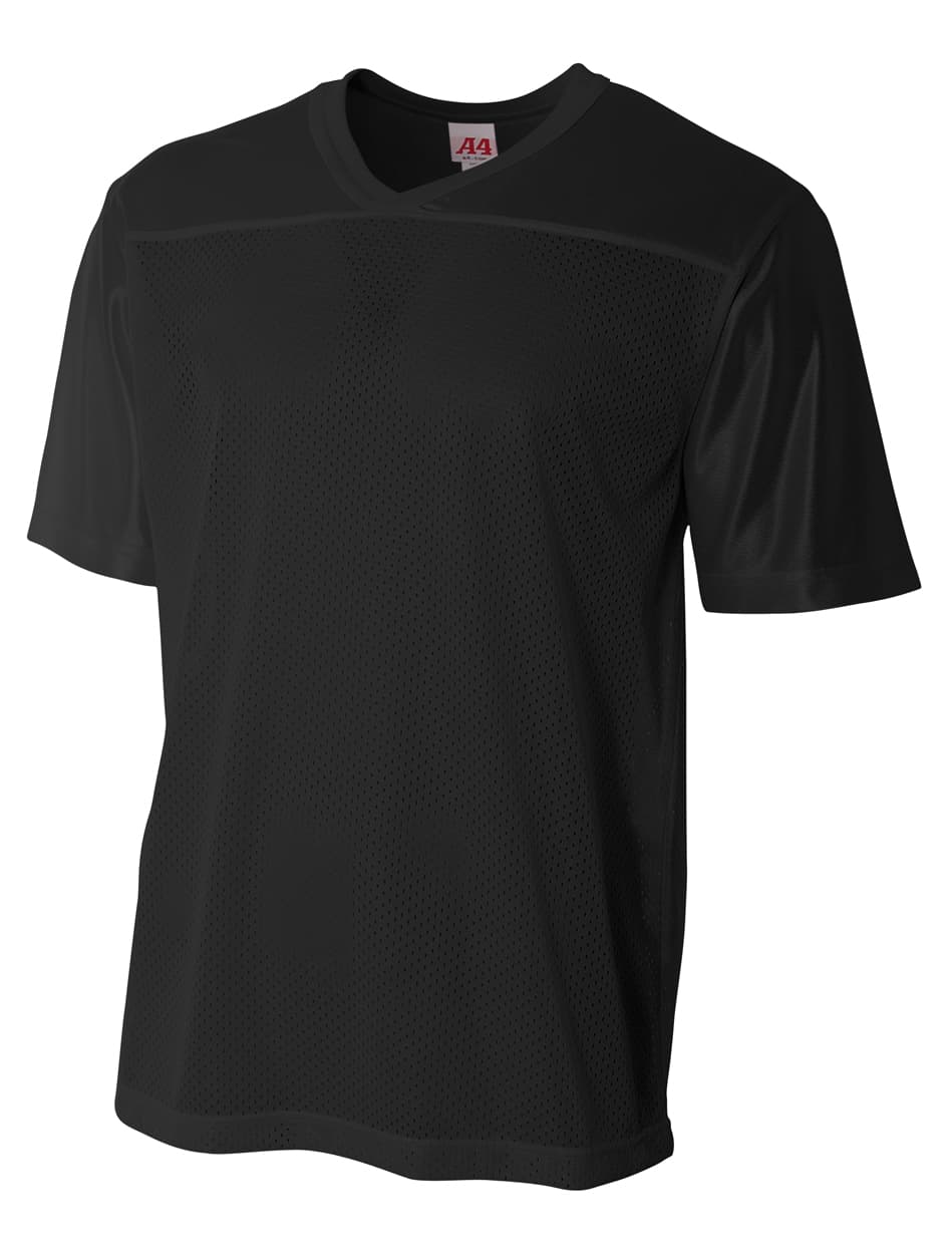 A4 Fan and Flag Jersey - BLACK - front