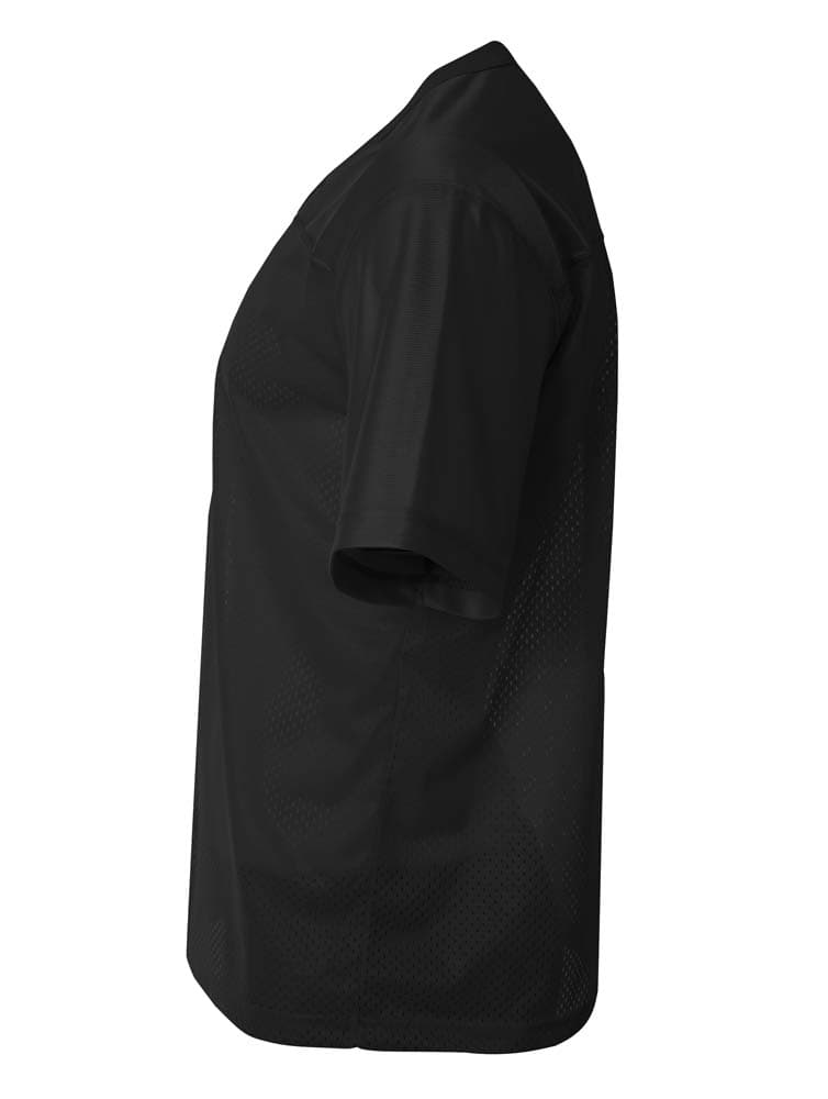 A4 Fan and Flag Jersey - BLACK - side