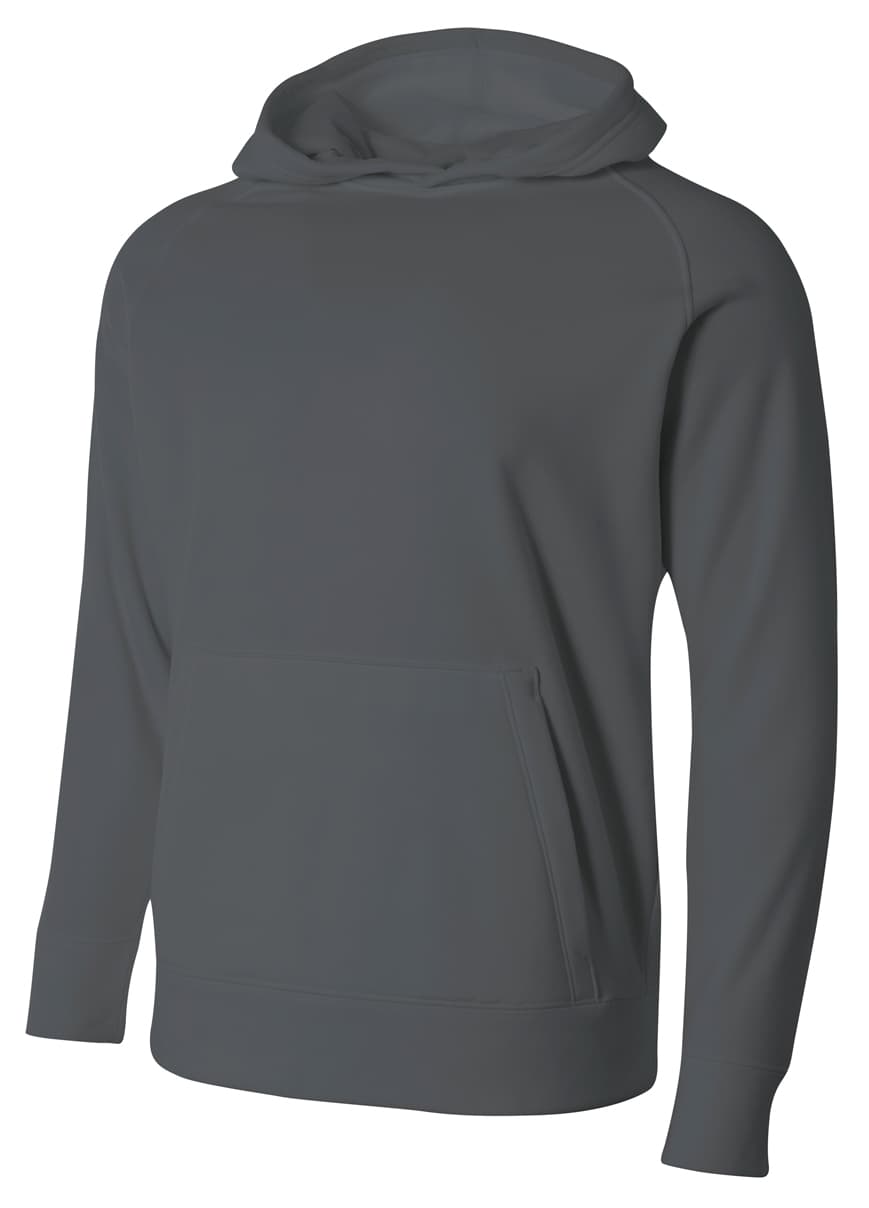 A4 Tech Fleece Hoodie - GRAPHITE - front