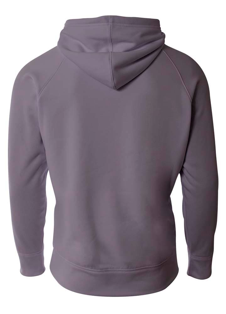 A4 Tech Fleece Hoodie - GRAPHITE - back