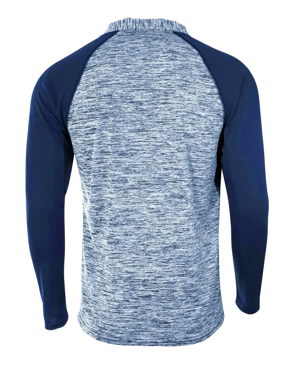 A4 Youth Quarter Zip Space Dye - NAVY - back