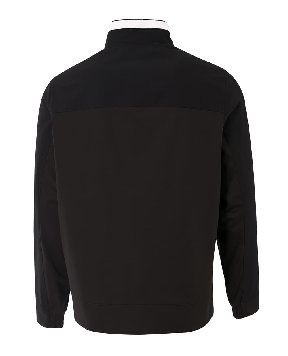 A4 Youth League Full Zip Warm Up Jacket - BLACK/WHITE - back