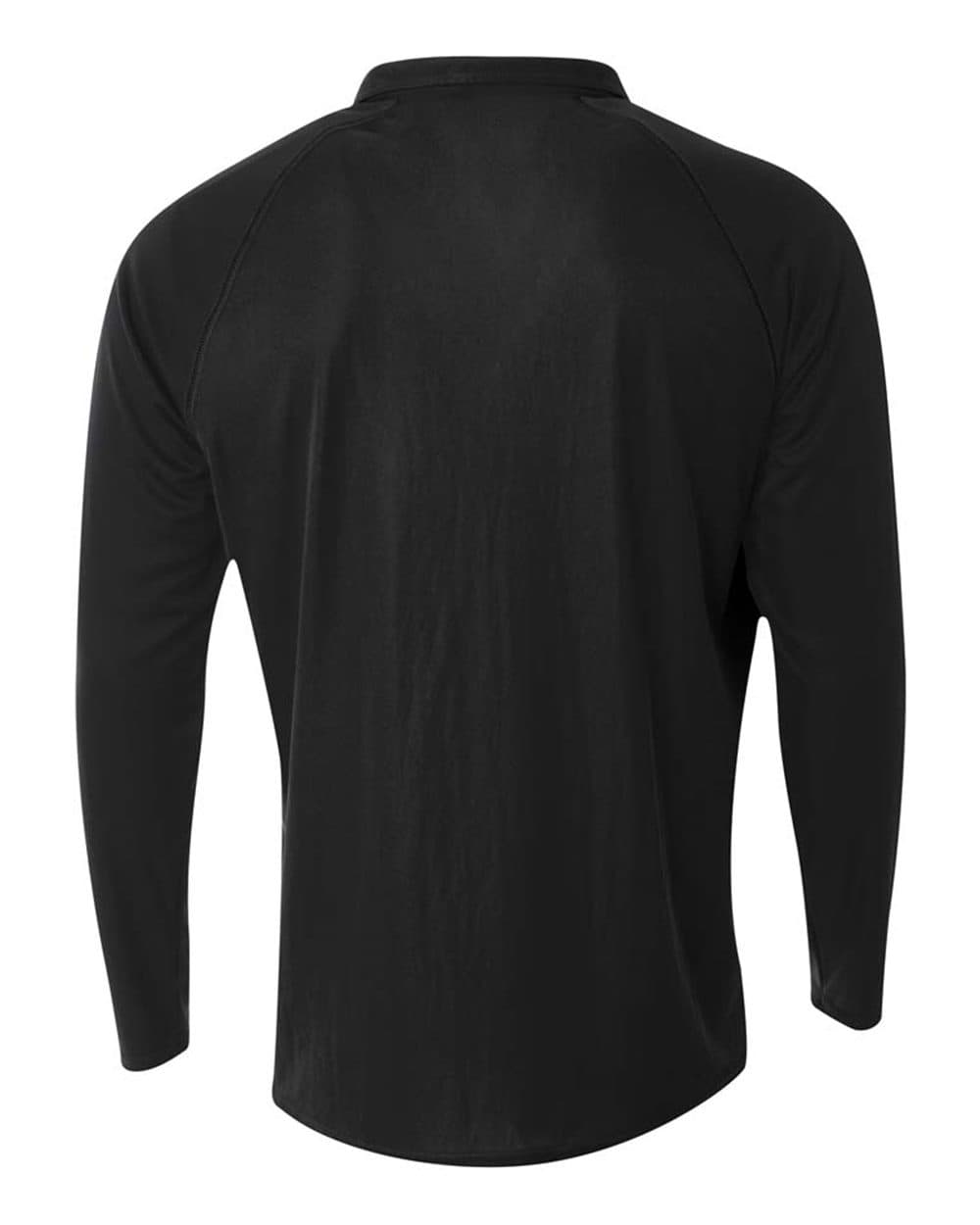 A4 Youth Daily Quarter Zip - BLACK - back