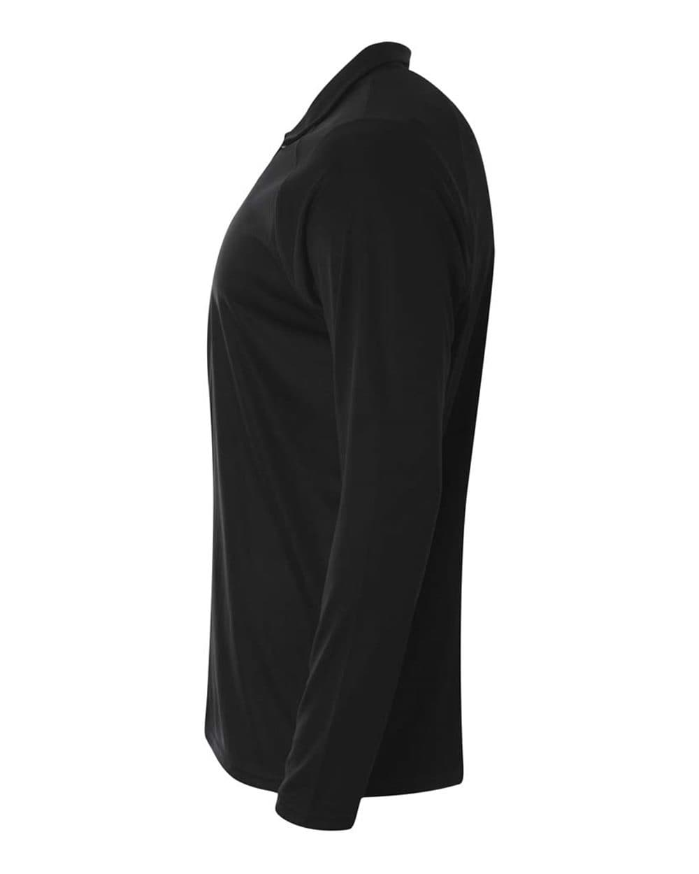 A4 Youth Daily Quarter Zip - BLACK - side