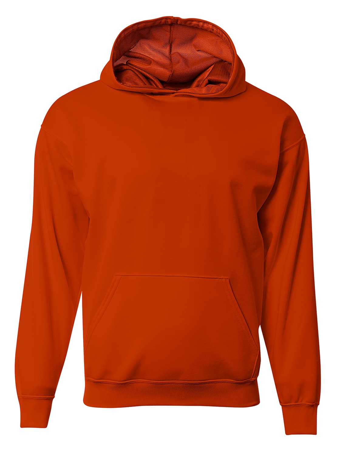 A4 Sprint Fleece Hoodie - ATHLETIC ORANGE - front