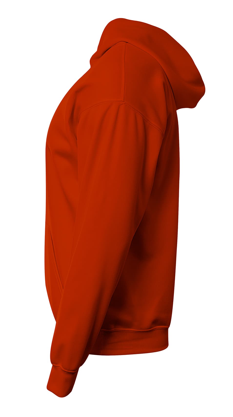 A4 Sprint Fleece Hoodie - ATHLETIC ORANGE - side