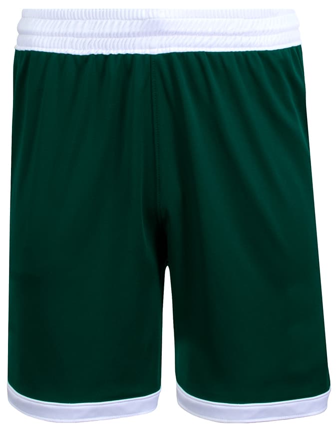 A4 Youth Sprint Basketball Shorts - FOREST/WHITE - front