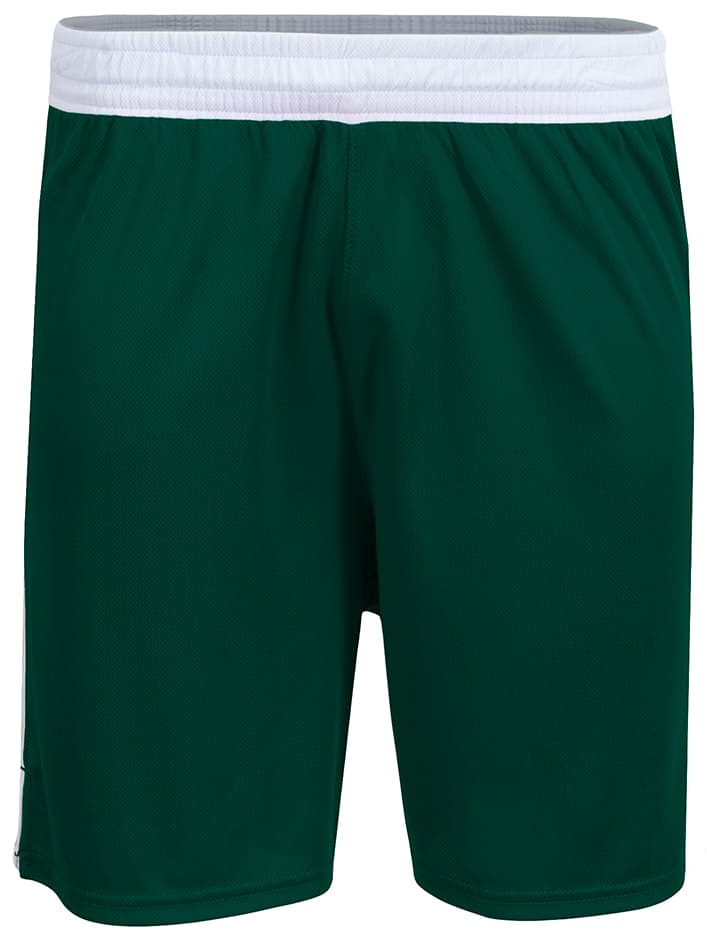 A4 Youth Defender Basketball Shorts - FOREST/WHITE - front