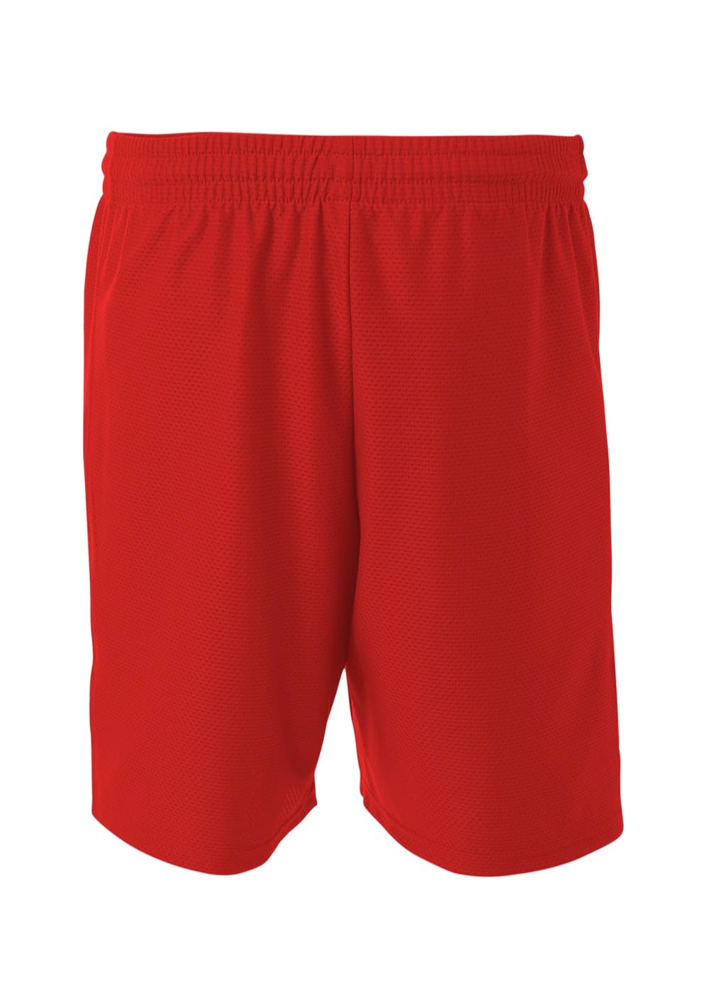 A4 Fast Break Short - SCARLET/WHITE - back