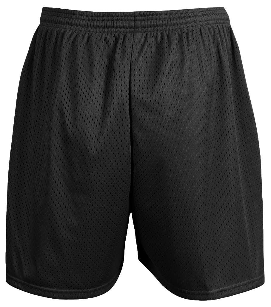 A4 Sprint 4" Lined Tricot Mesh Shorts - BLACK - back