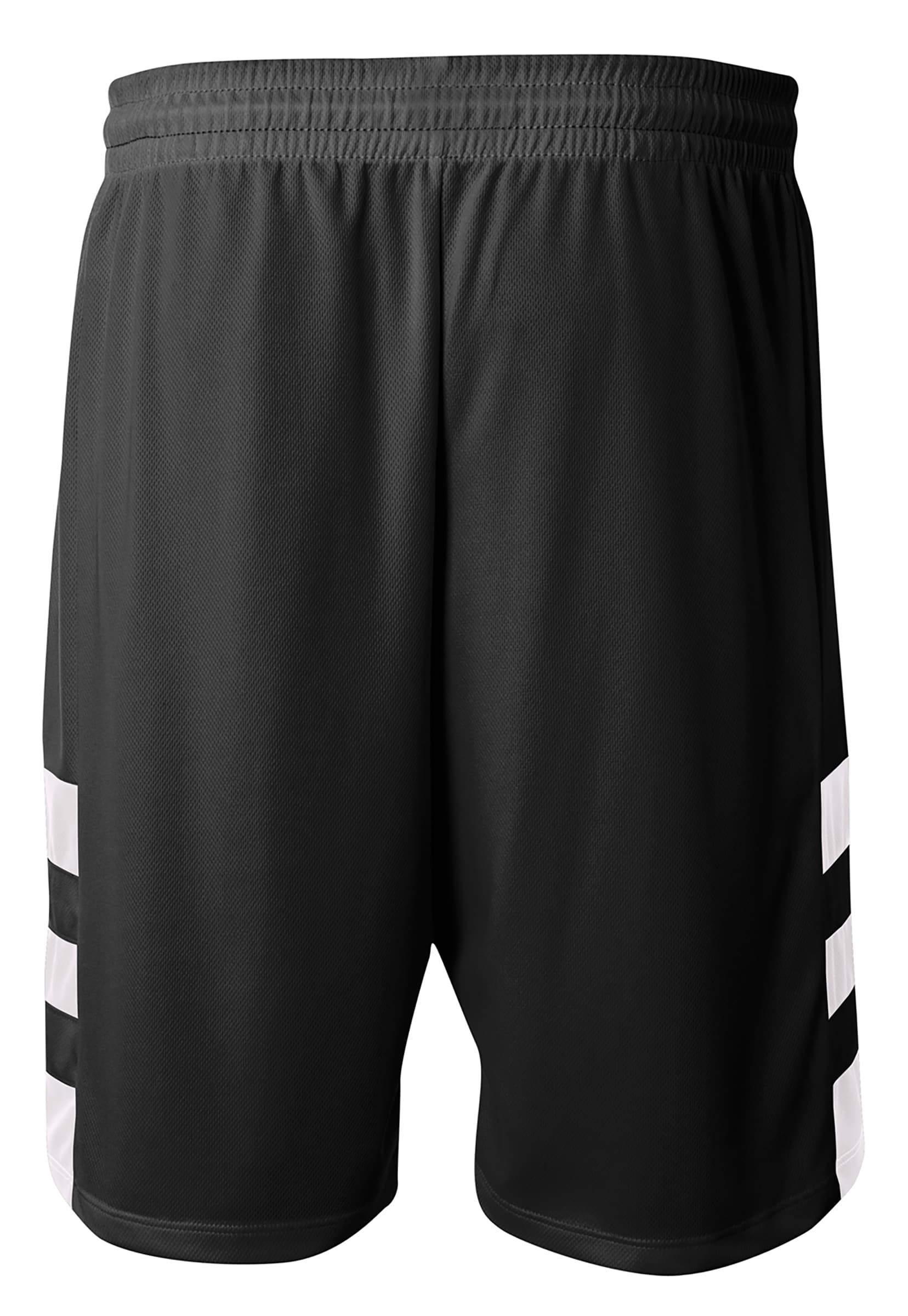 A4 Reversible Speedway 8" Short - BLACK/WHITE - back