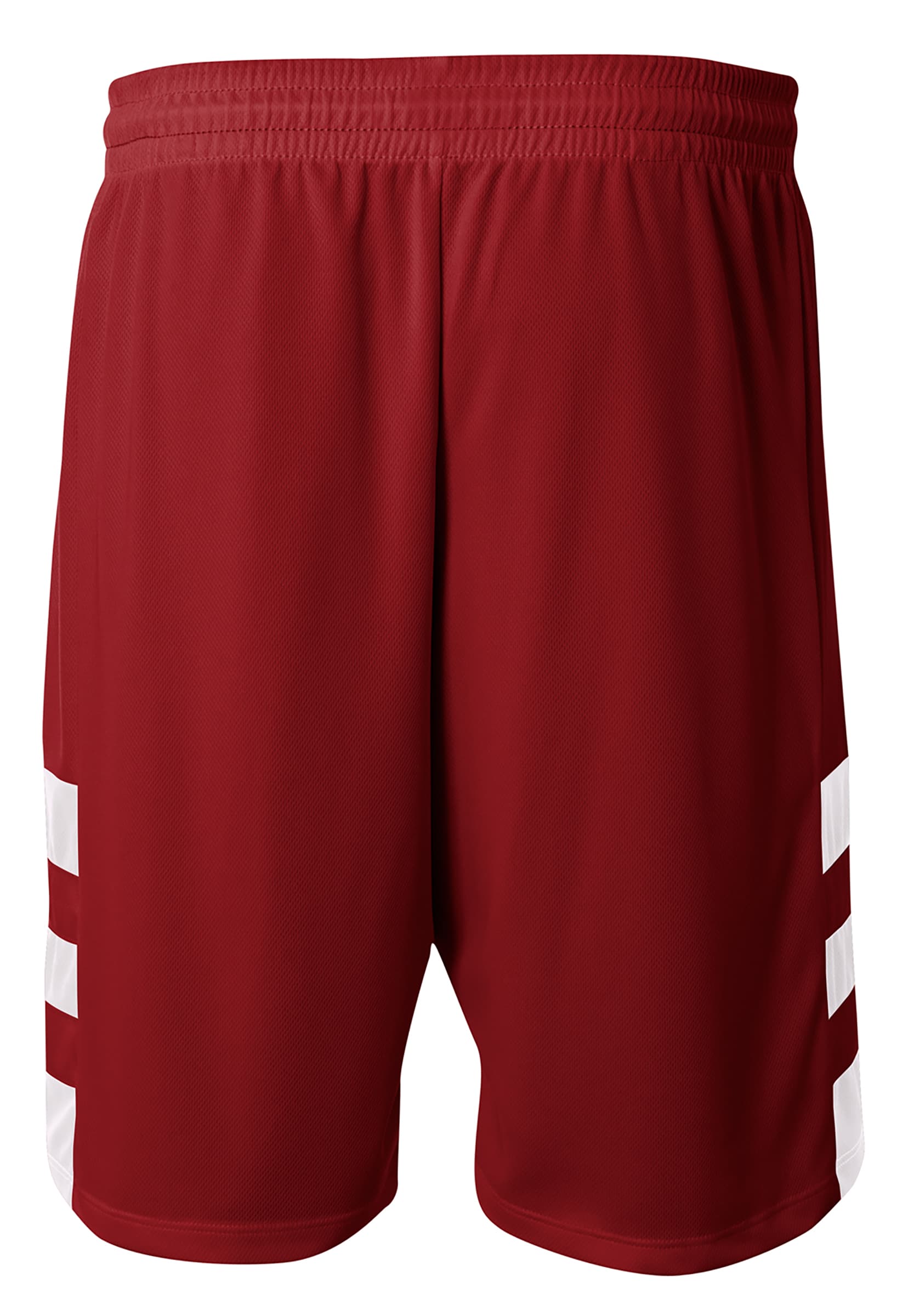 A4 Reversible Speedway 8" Short - CARDINAL/WHITE - back