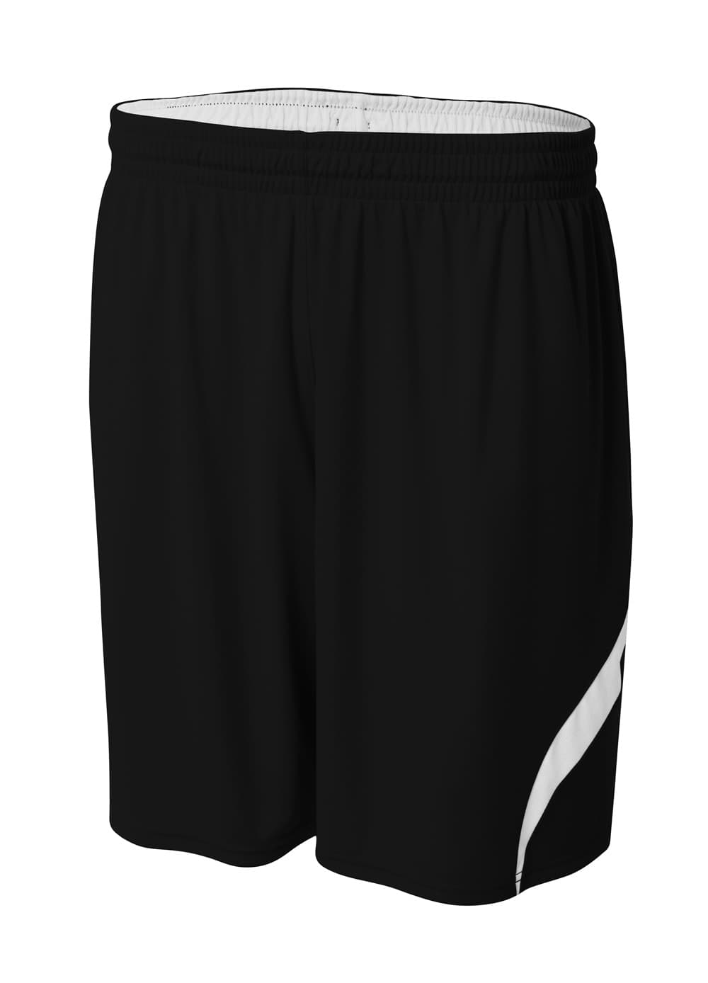 A4 Double Double Short - BLACK/WHITE - front
