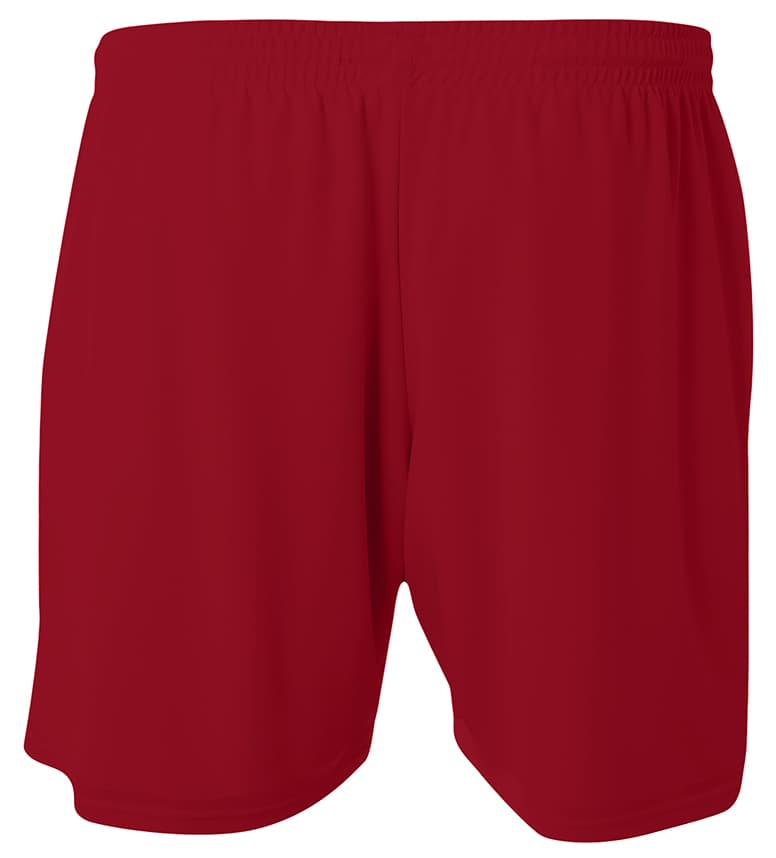 A4 4" Youth Cooling performance Shorts - CARDINAL - back