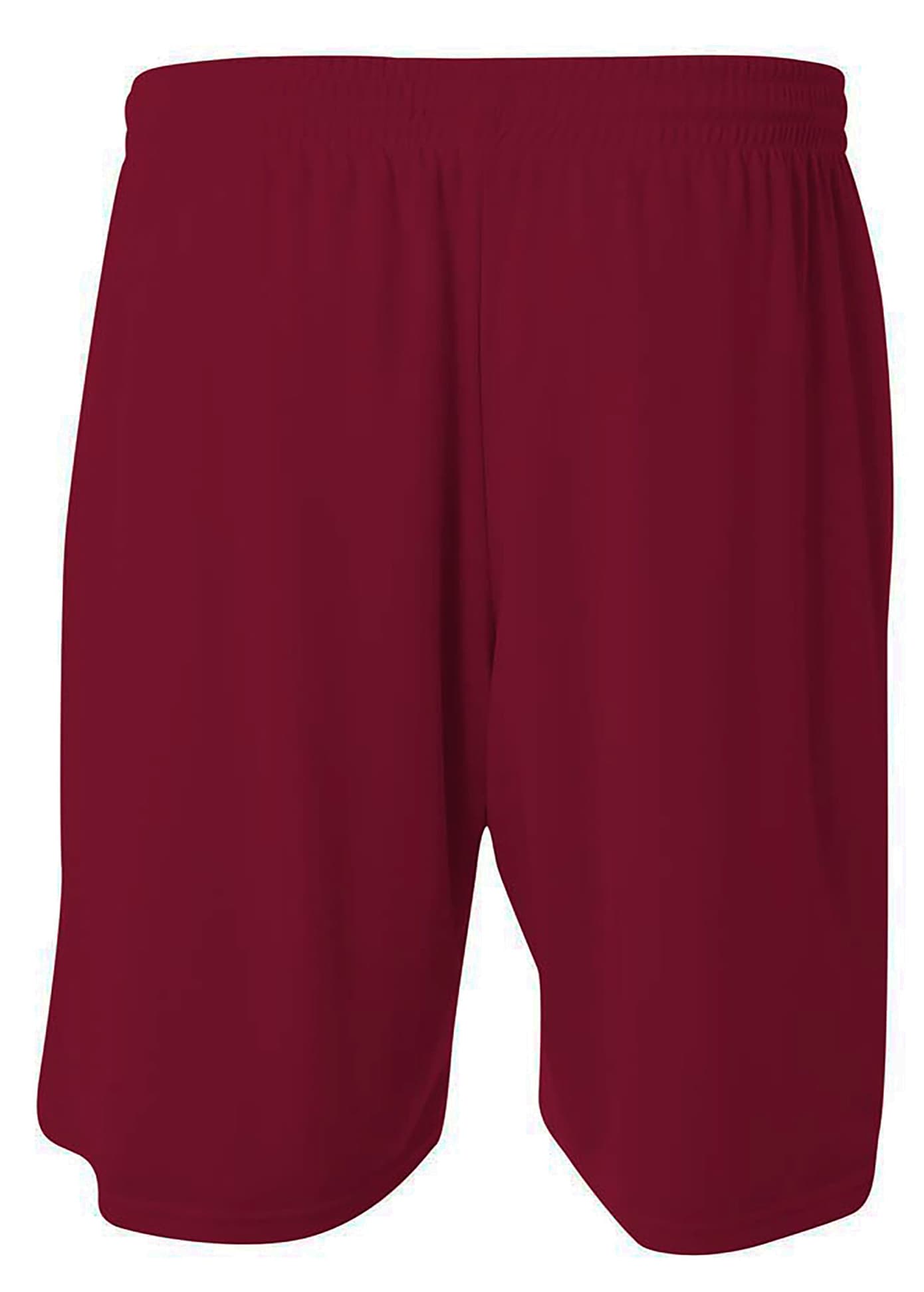 A4 6"  Youth Reversible Moisture Management - CARDINAL/WHITE - back