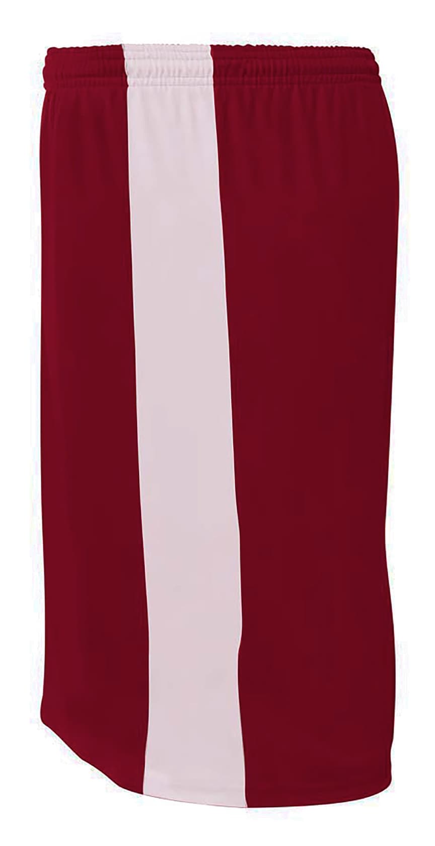 A4 6"  Youth Reversible Moisture Management - CARDINAL/WHITE - side