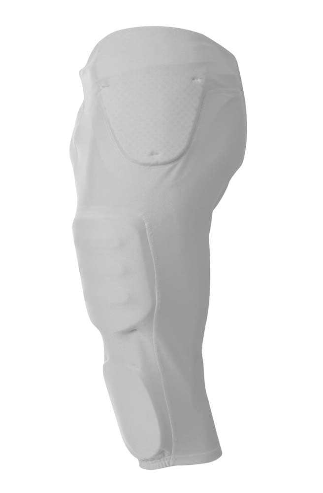 A4 Integrated Zone Football Pant - SILVER - side