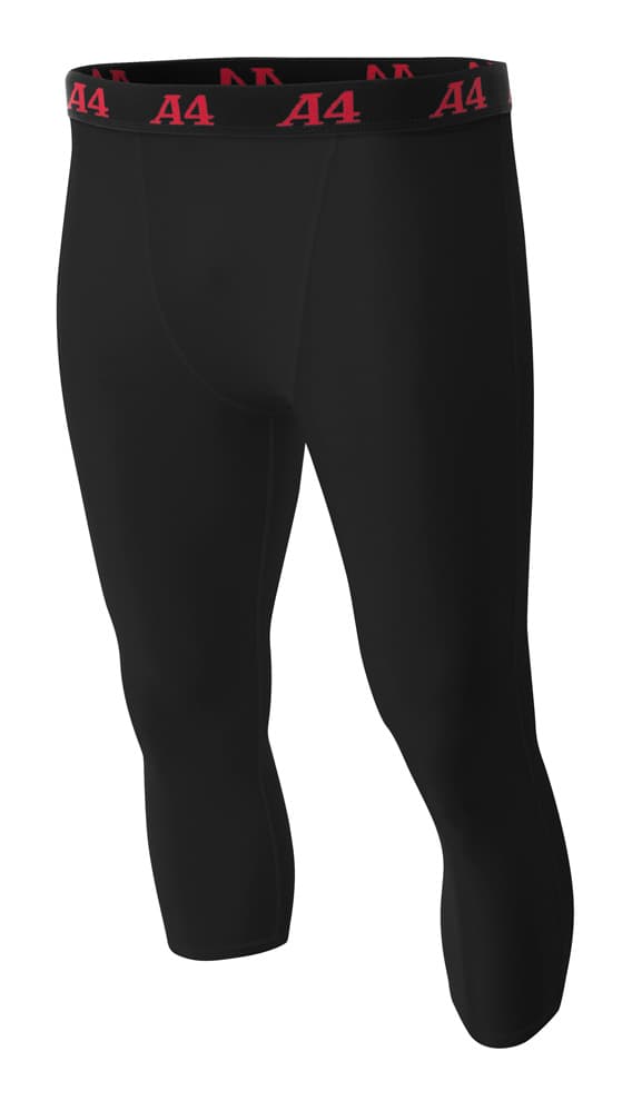 A4 Compression Tight - BLACK - front