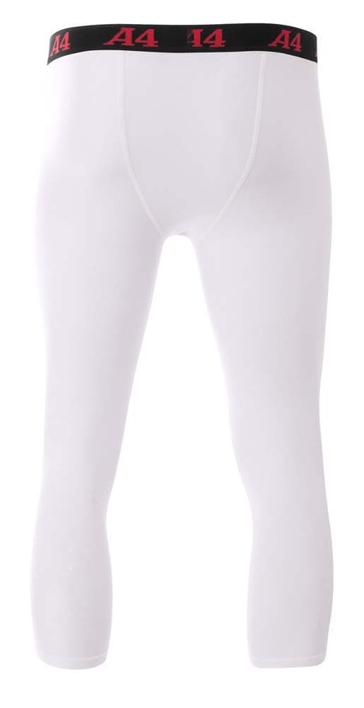 A4 Compression Tight - WHITE - back