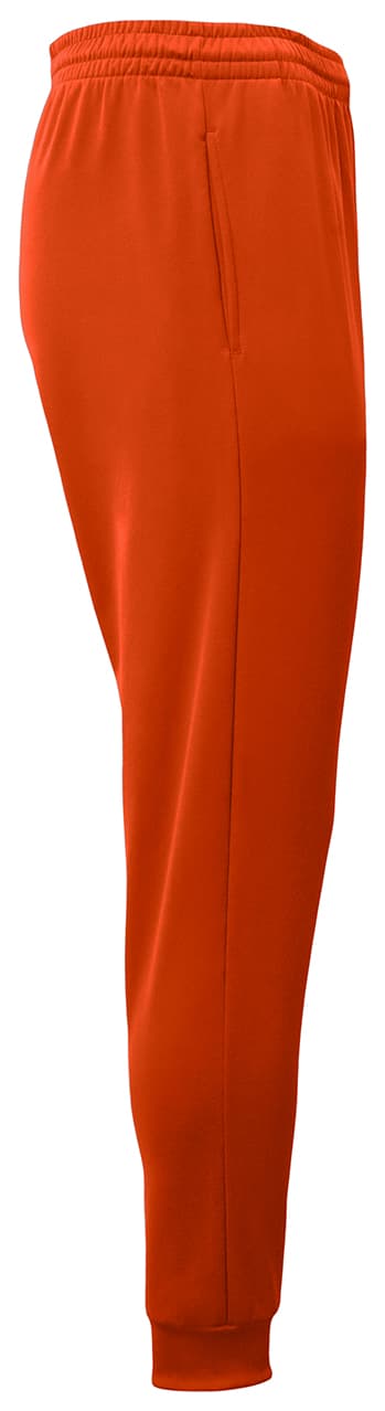 A4  Sprint Fleece Jogger Pant - ATHLETIC ORANGE - side