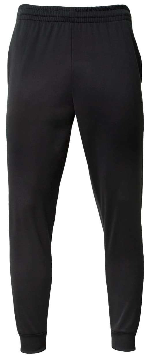 A4  Sprint Fleece Jogger Pant - BLACK - front