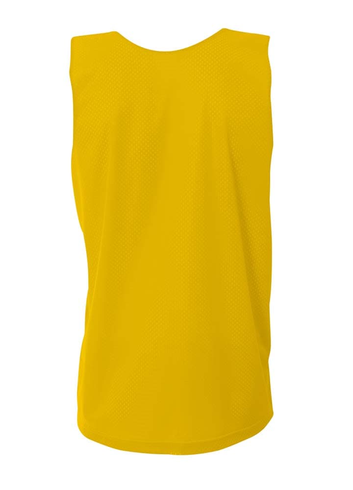 A4 Reversible Mesh Tank - BLACK/GOLD - back