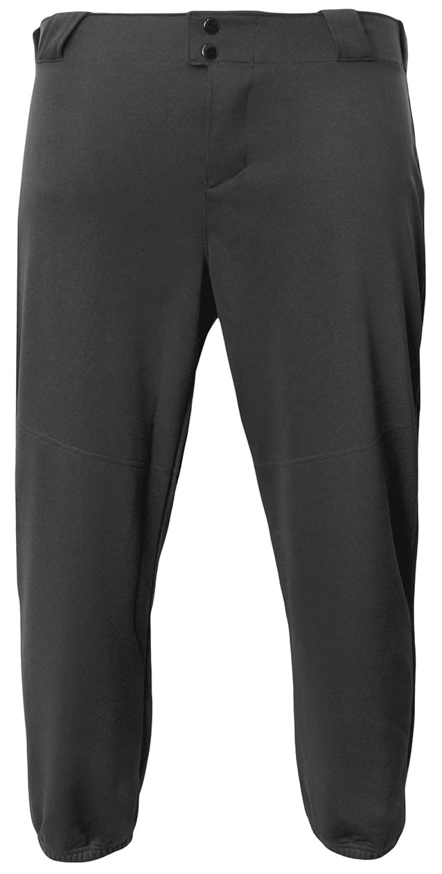 A4 Girl's Pro DNA Softball Pant - GRAPHITE - front