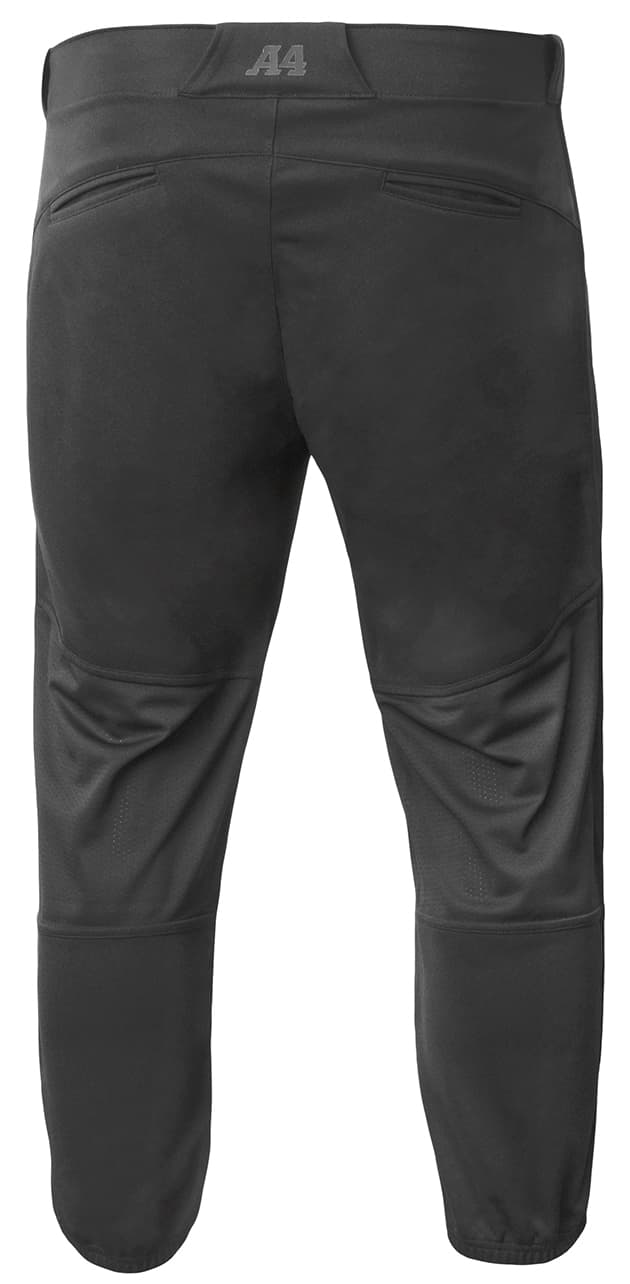 A4 Girl's Pro DNA Softball Pant - GRAPHITE - back
