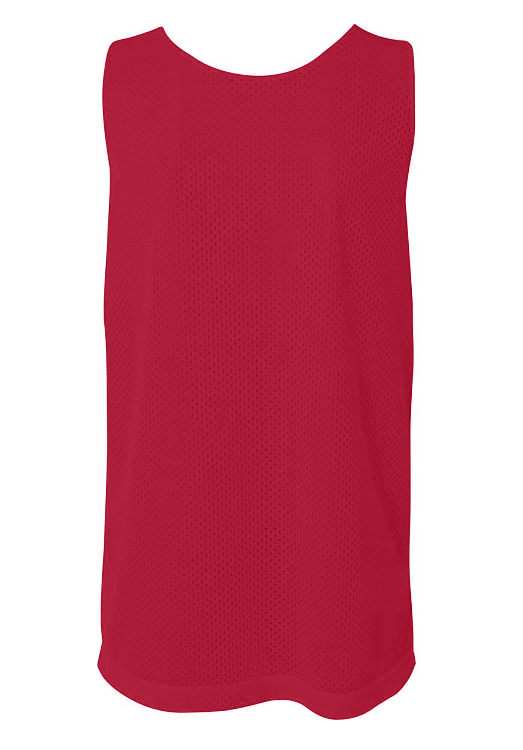 A4 Reversible Mesh Tank - CARDINAL/WHITE - back