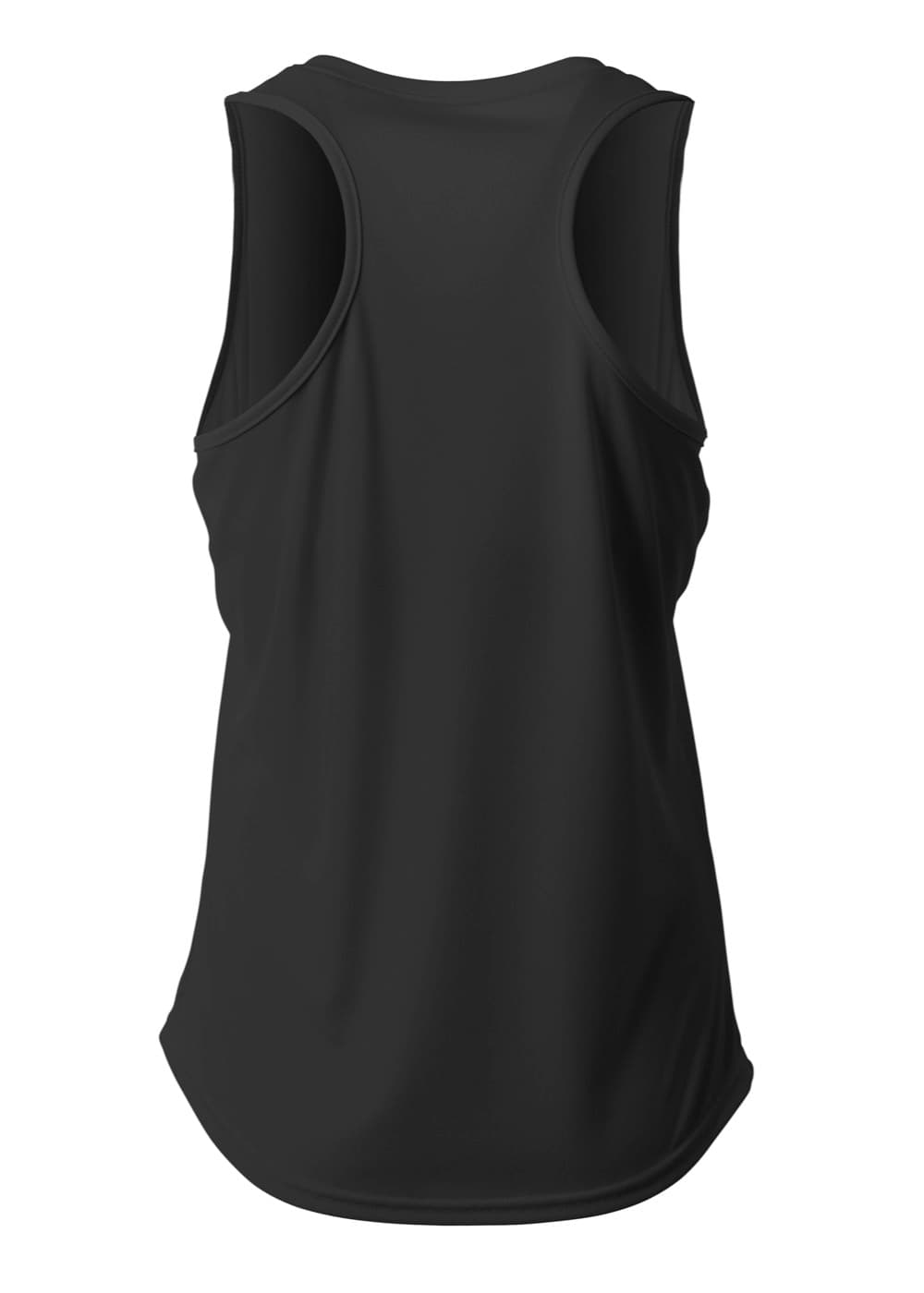 A4 Athletic Racerback Tank - BLACK - back