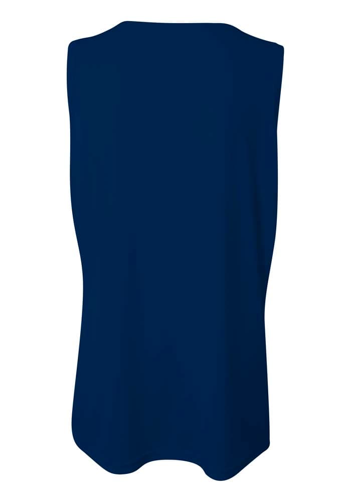 A4 Athletic Tank - NAVY - back