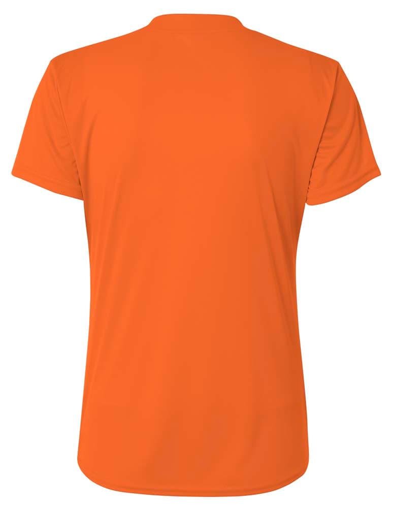 A4 Tek 2-Button Henley - ATHLETIC ORANGE - back