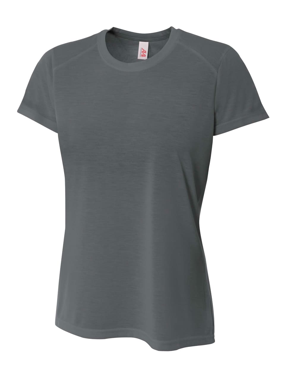 A4 Spun Poly Tee - GRAPHITE - front