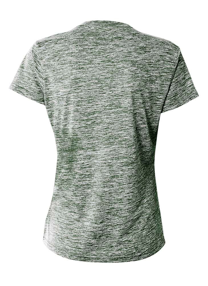 A4 Space Dye Tech Tee - FOREST - back