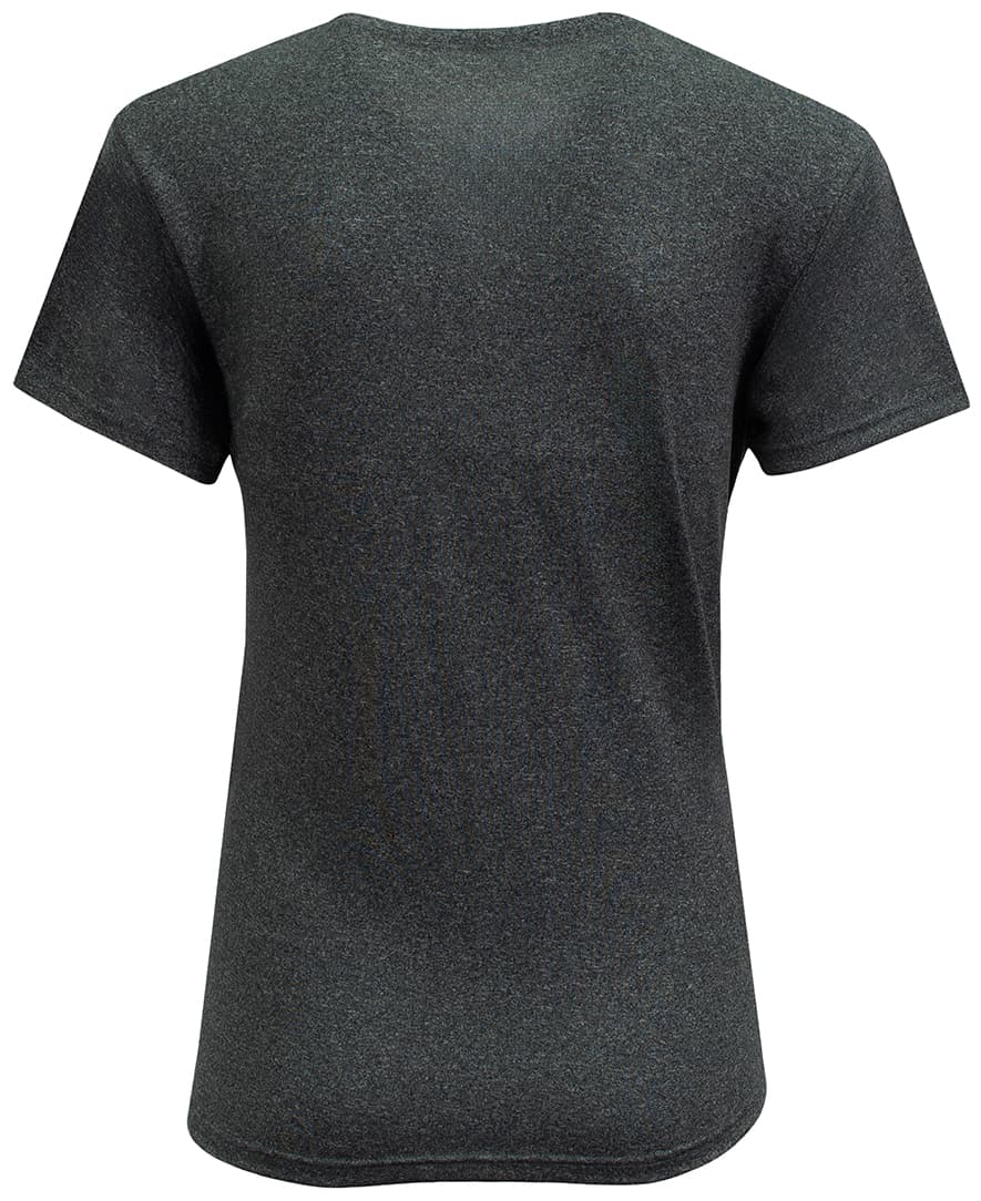 A4 Topflight Heather Tee - CHARCOAL - back