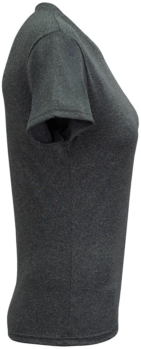 A4 Topflight Heather Tee - CHARCOAL - side